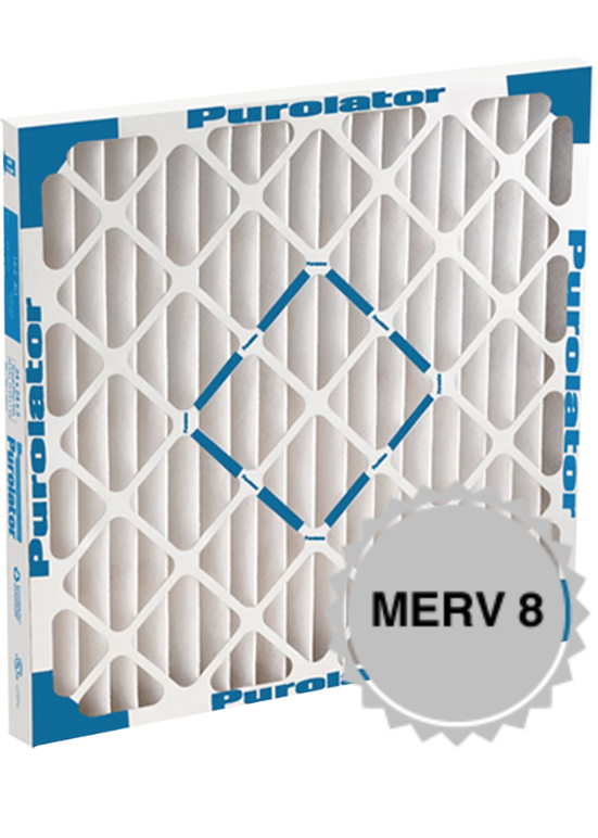 Purolator Hi-e 40 air filter, MERV 8.