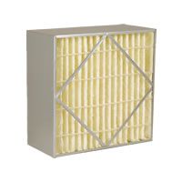 A purolator AERO CELL high-efficiency, rigid, fiberglass air filter.