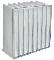 A Purolator NANO PAK bag filter optimized for the highest dust holding capacity.